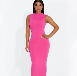 Naked Wardrobe Lime Green Dress